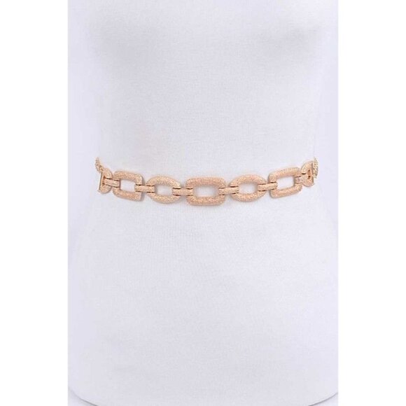 Crystal CG Logo Iconic Chain Belt